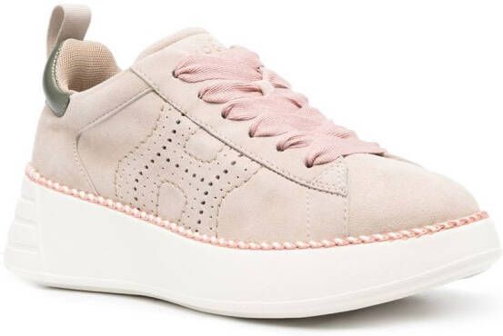 Hogan low-top lace-up sneakers Neutrals