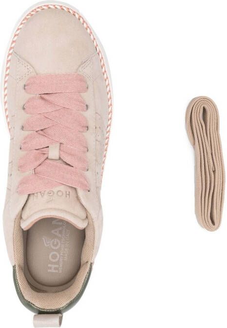 Hogan low-top lace-up sneakers Neutrals