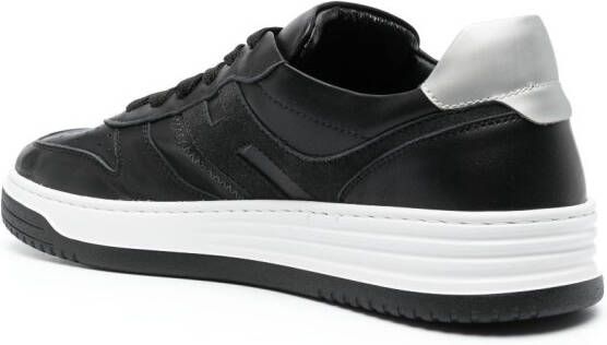 Hogan low-top leather sneakers Black