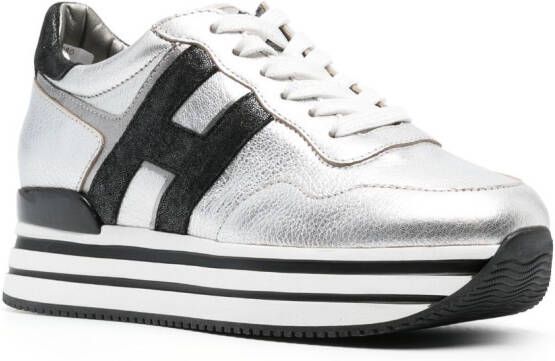 Hogan Midi Platform sneakers Silver