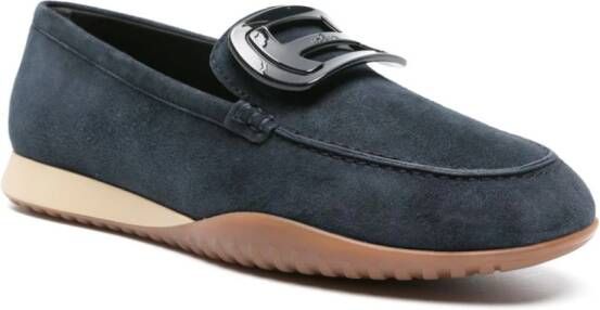 Hogan Olympia leather loafers Blue