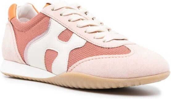 Hogan Olympia-Z leather sneakers Pink