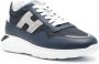 Hogan panelled lace-up sneakers Blue - Thumbnail 2