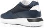 Hogan panelled lace-up sneakers Blue - Thumbnail 3