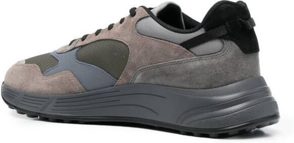 Hogan panelled low-top sneakers Grey