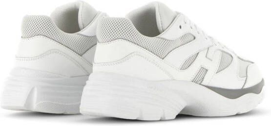 Hogan panelled low-top sneakers White