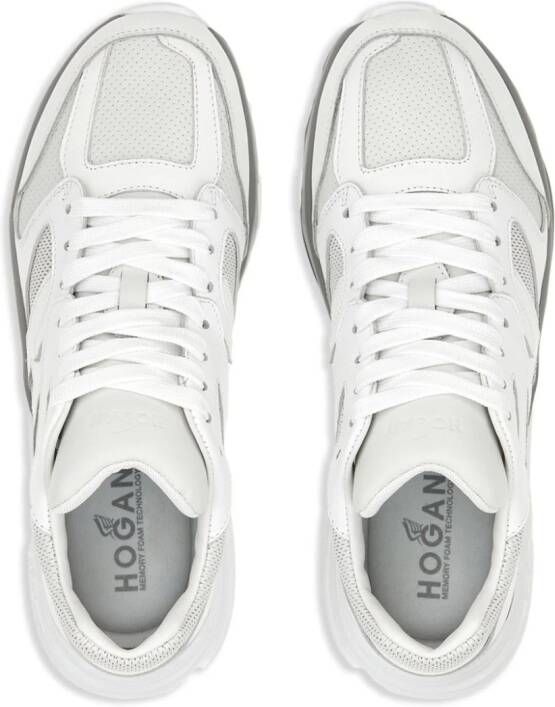Hogan panelled low-top sneakers White