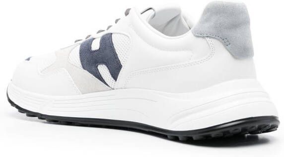 Hogan panelled low top sneakers White