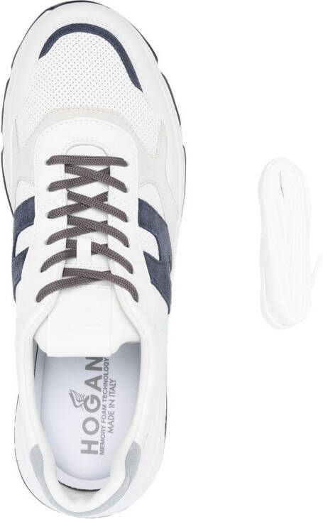 Hogan panelled low top sneakers White