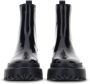 Hogan patent-leather Chelsea boots Black - Thumbnail 4