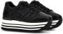 Hogan platform-sole lace-up sneakers Black - Thumbnail 2
