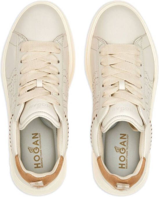 Hogan Rebel H564 platform sneakers Neutrals