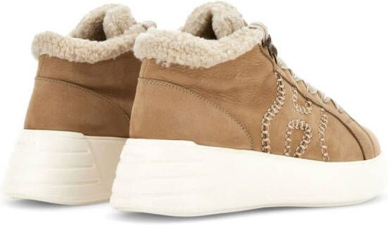 Hogan Rebel lace-up sneakers Neutrals