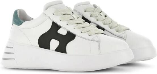 Hogan Rebel lace-up suede sneakers White