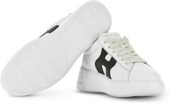 Hogan Rebel lace-up suede sneakers White