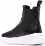 Hogan Rebel leather Chelsea boots Black - Thumbnail 3