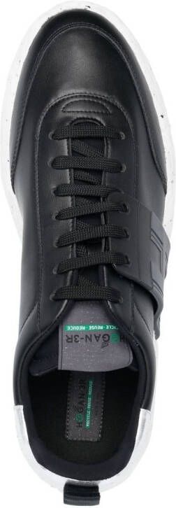 Hogan side logo-patch low-top sneakers Black
