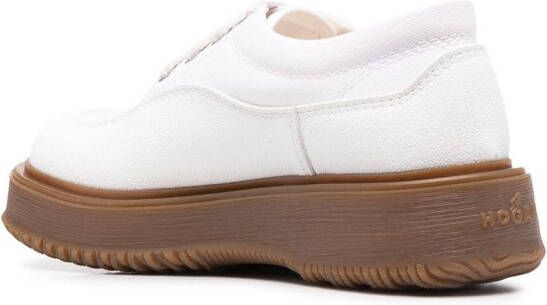 Hogan Untraditional chunky sole brogues White