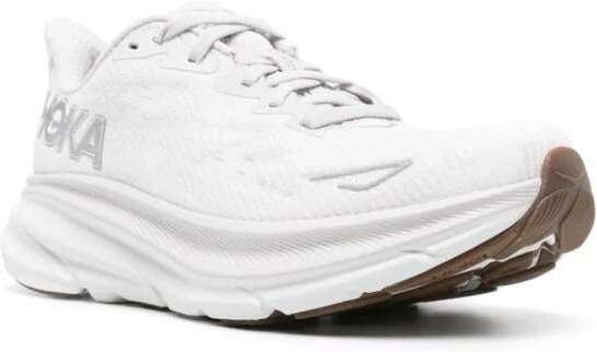 HOKA Clifton 9 chunky sneakers White