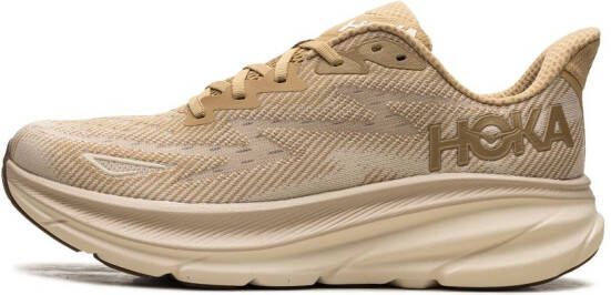 HOKA Clifton 9 "Wheat Shifting Sand" sneakers Neutrals