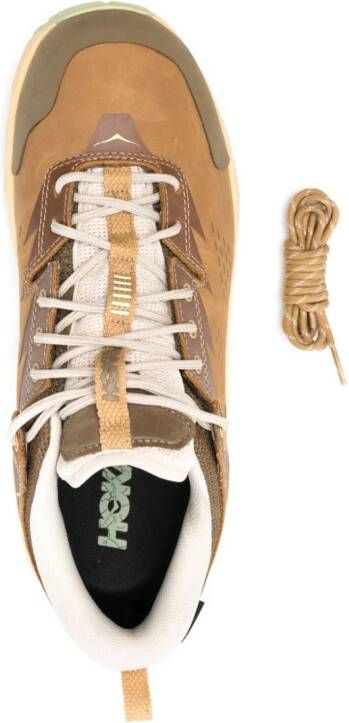 HOKA Kaha GTX panelled chunky sneakers Brown