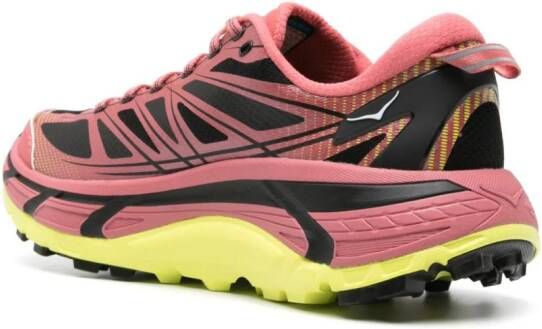 HOKA Mafate Speed 2 colour-block sneakers Pink