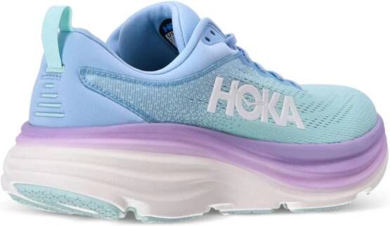 HOKA Bondi 8 logo-print sneakers Blue