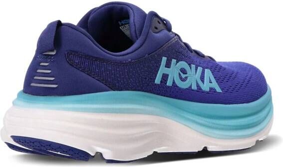 HOKA Bondi 8 logo-print sneakers Purple