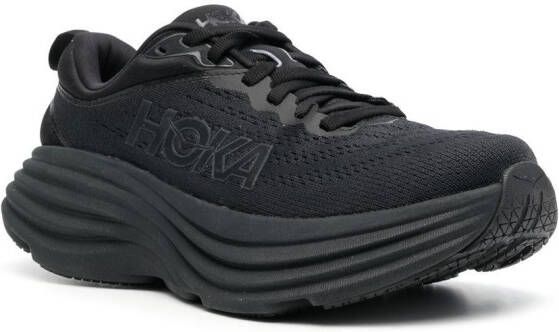 HOKA Bondi 8 running sneakers Black