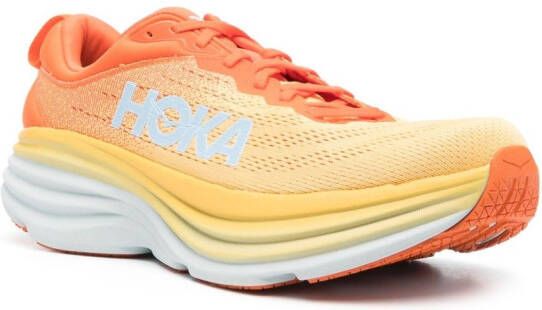 HOKA Bondi 8 running sneakers Orange