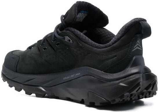 HOKA chunky lace-up sneakers Black