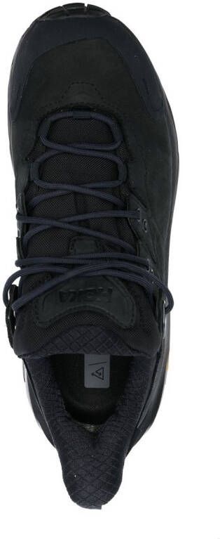 HOKA chunky lace-up sneakers Black