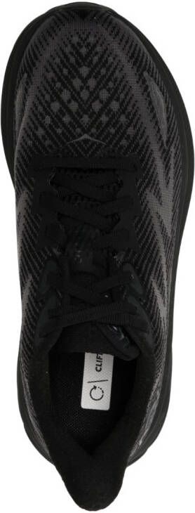 HOKA Clifton 9 low-top sneakers Black