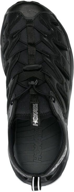 Hoka One cut-out lace-up sneakers Black