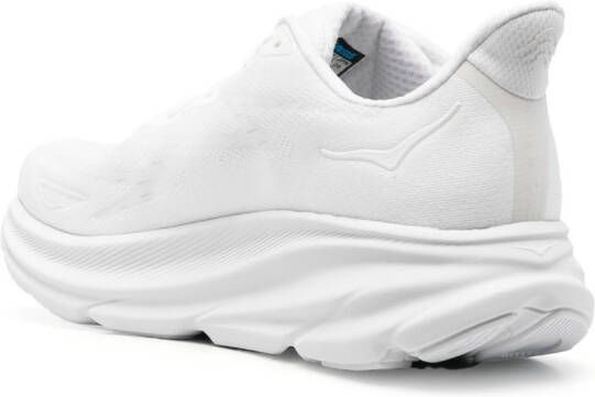 HOKA Clifton 9 chunky-sole sneakers White