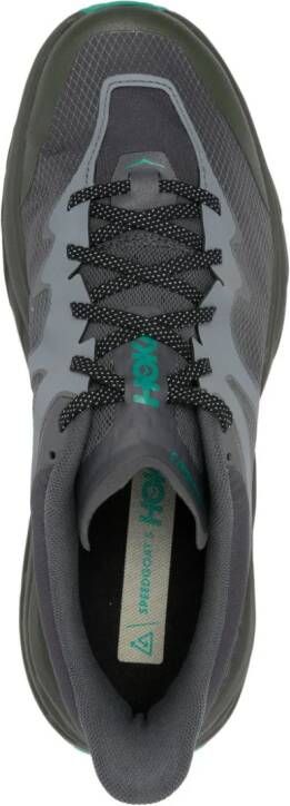 HOKA Speedgoat 5 textured sneakers Grey