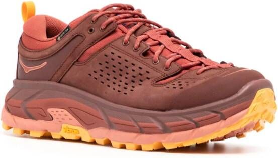 HOKA Tor Ultra-Low panelled sneakers Red