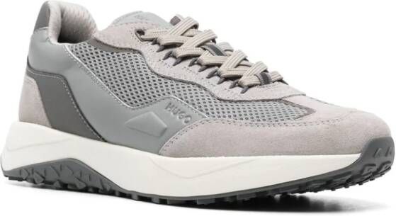 HUGO Kane Runn mesh-panelled sneakers Grey