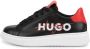 HUGO KIDS logo-print lace-up sneakers Black - Thumbnail 5