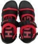 HUGO KIDS logo-print open-toe sandals Black - Thumbnail 3