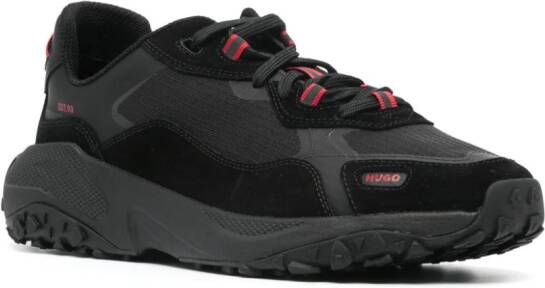 HUGO panelled-design sneakers Black