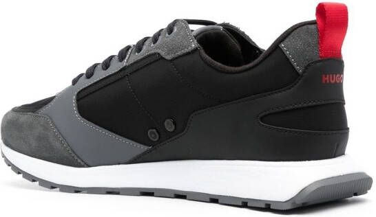 HUGO panelled low-top sneakers Black