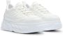 HUGO quilted faux-leather sneakers White - Thumbnail 2
