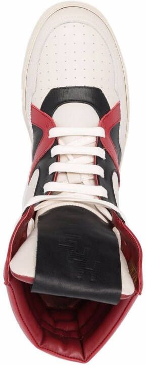 HUMAN RECREATIONAL SERVICES colour-block panelled sneakers Neutrals