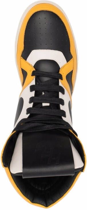 HUMAN RECREATIONAL SERVICES colour-block panelled sneakers Yellow