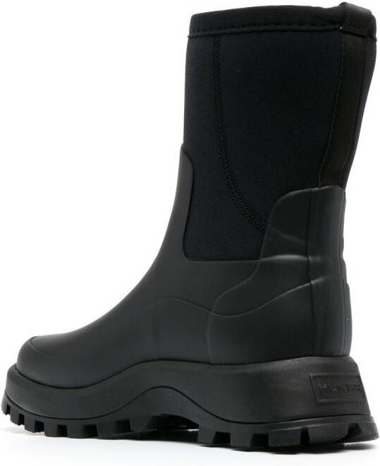 Hunter City Explorer calf-length boots Black