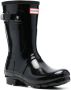 Hunter logo-patch detail boots Black - Thumbnail 2
