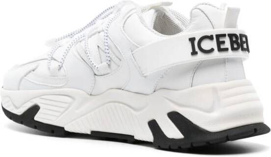Iceberg Spyder Look leather sneakers White