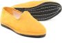 Il Gufo almond-toe suede slippers Yellow - Thumbnail 2