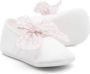 Il Gufo bow-detailed twill ballerina shoes White - Thumbnail 2